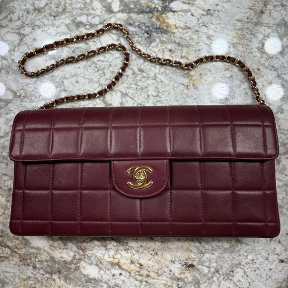 CHANEL Handbags - Chanel burgundy color  Shoulder Strap Bag.